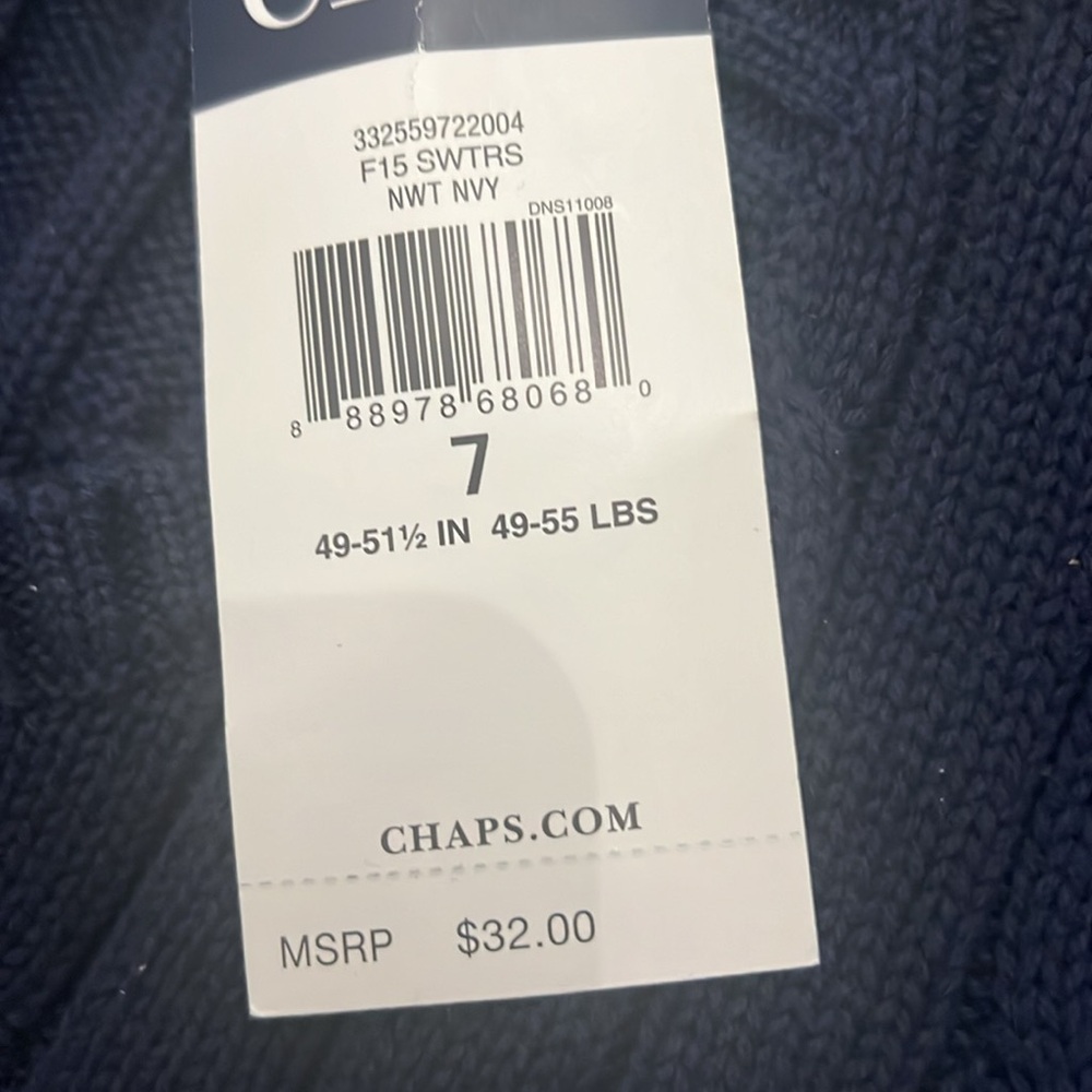 CHAPS boys NWT vest and Wonder Years long sleeved dress shirt both sz 7 NWT’s - Picture 5 of 7